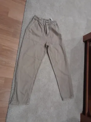 Pantalón Zara niño 12 años beige