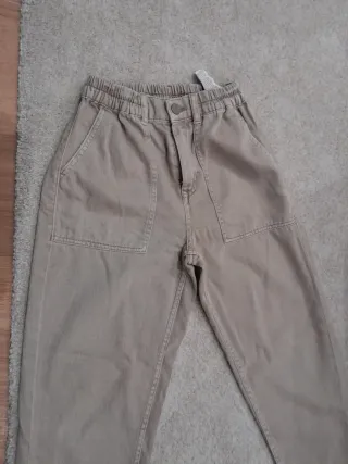 Pantalón Zara niño 12 años beige