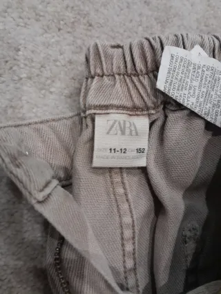 Pantalón Zara niño 12 años beige