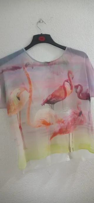 Blusa ASOS Flamencos Talla 46