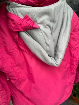 Chaqueta de esquí rosa para niña