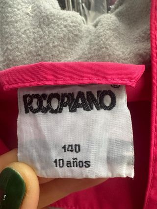 Chaqueta de esquí rosa para niña