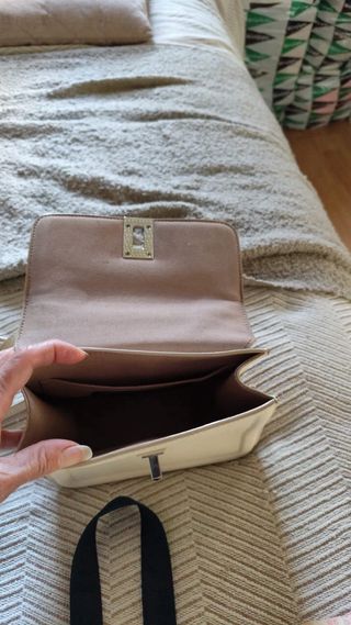 Bolso Furla Blanco y Dorado