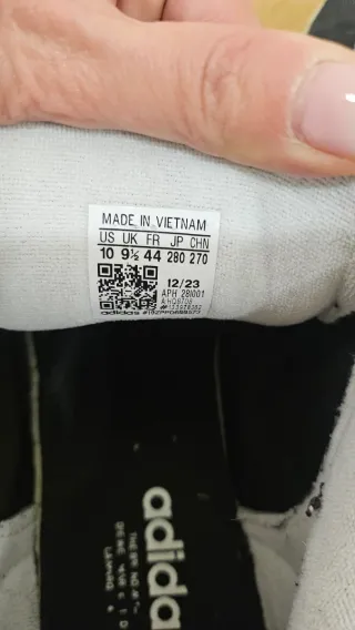 Zapatillas Adidas Campus Negras Talla 44