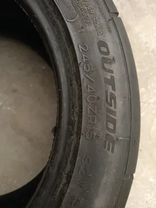 Neumáticos Nankang AR-1 245/40ZR15 92W XL nuevos.