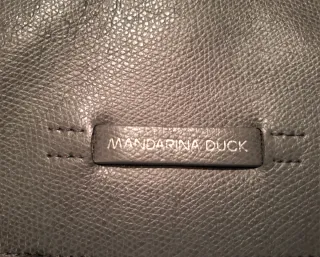 Borsa portadocumenti Mandarina Duck pelle grigia