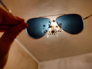 Ray-Ban Aviator Reverse Blu e Oro