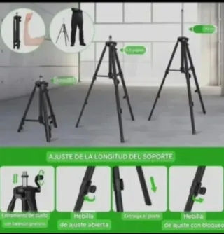 Nivel Láser 4D 16 Líneas Trípode Accesorios