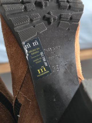 [38] - Gloria Ortiz Botin Camel de Ante con tacón