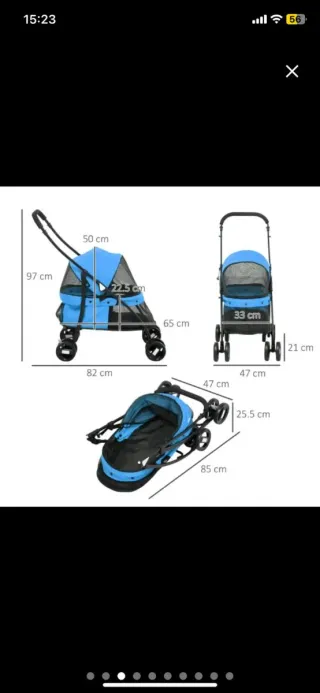 Carro para perro pequeño