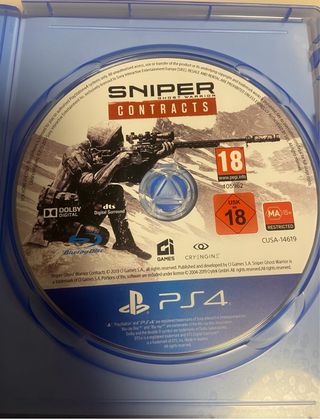 Sniper Ghost Warrior Contracts PS4
