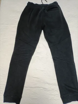 Pantalón Bershka Negro Cremalleras