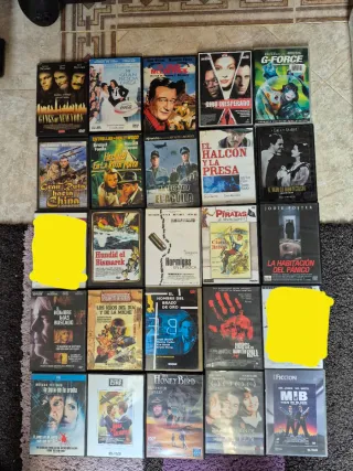 Lote 17, elegir Películas DVD 8 x 12 euros