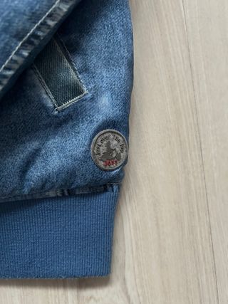 Chaqueta JOTT bomber plumas azul