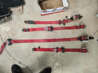 Cinturones Honda Civic Type R FK2 Rojos