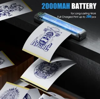 Termocopiadora Tattoo Bluetooth Negra