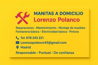 • Manitas de confianza para todo tipo de arreglos