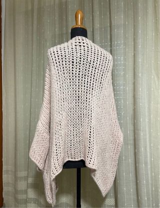 Cardigan Lana Rosa Taglia Unica