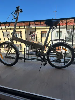 Bicicleta Plegable Gris