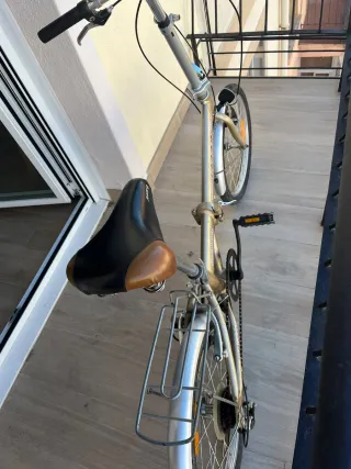 Bicicleta Plegable Gris