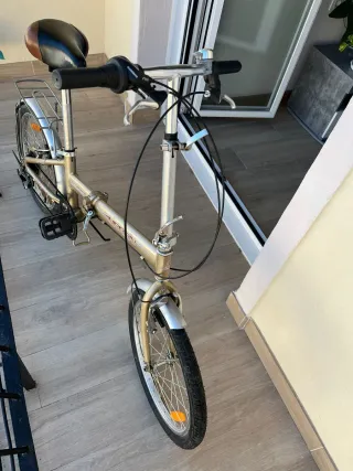 Bicicleta Plegable Gris