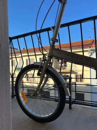 Bicicleta Plegable Gris