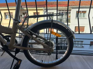 Bicicleta Plegable Gris