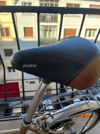 Bicicleta Plegable Gris