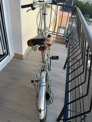 Bicicleta Plegable Gris