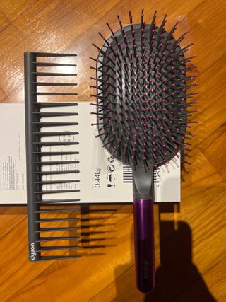 Spazzola e pettine Dyson viola