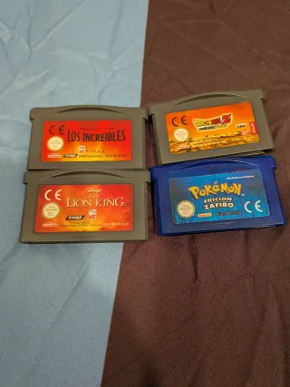 Pack 4 Juegos Game Boy Advance