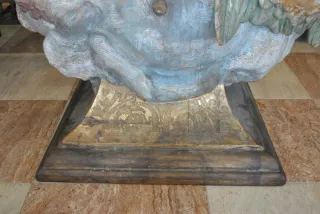 Antigua gran talla de madera Asunción de la Virgen