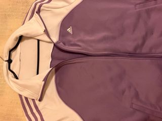 Sudadera Adidas Morada y Blanca Mujer