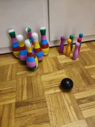 Juego bolos + Caleidoscopio + Puzzle