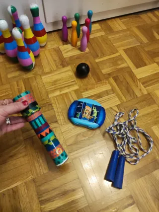 Juego bolos + Caleidoscopio + Puzzle