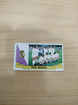 Cromo Real Madrid 85-86