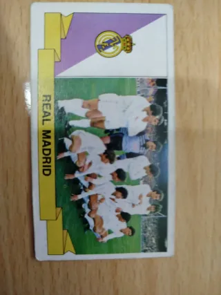 Cromo Real Madrid 85-86