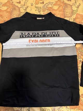 Felpa Napapijri Uomo Nera e Grigia