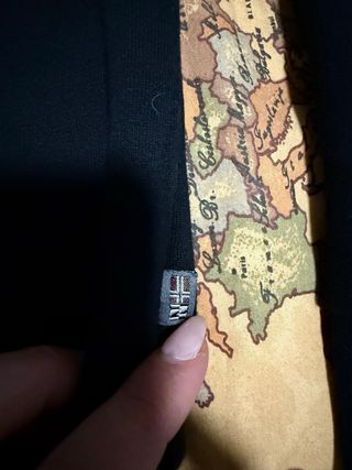 Felpa Napapijri Uomo Nera e Grigia