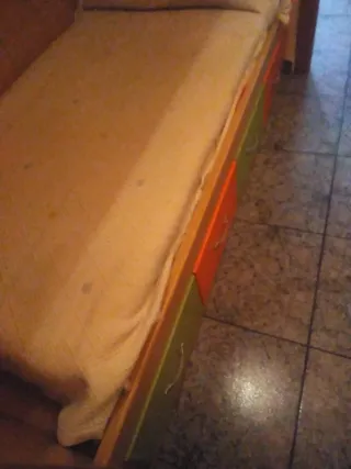 Litera madera con cajones