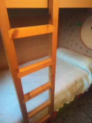 Litera madera con cajones