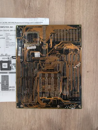 Placa base Pentium 1 Dash computer MP058 mala
