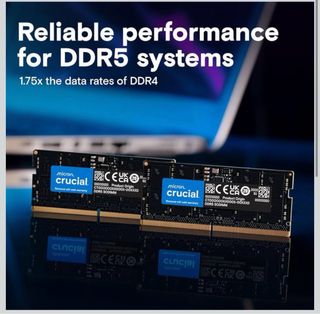 Crucial RAM DDR5 128GB (2x64GB) 5600MHz NEW SEALED