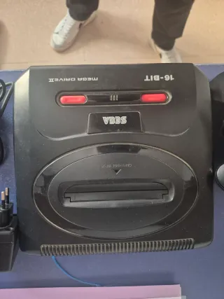 Consola Sega Mega Drive II Negra