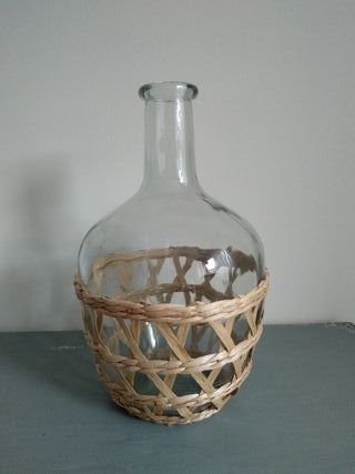 Damajuana jarrón vidrio nueva