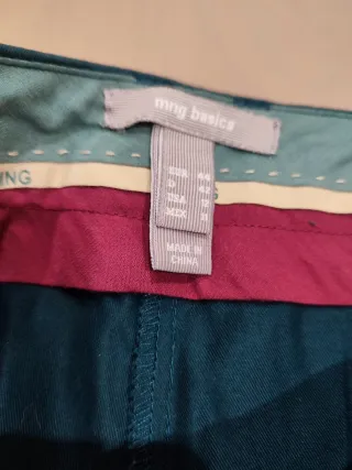 Pantalones Verdes Mango