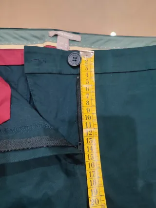 Pantalones Verdes Mango