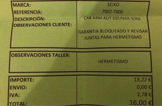 Reloj Seiko 7002 Automático
