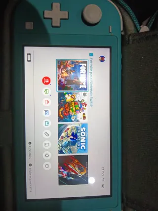 Nintendo Switch Lite turquesa solo hoy