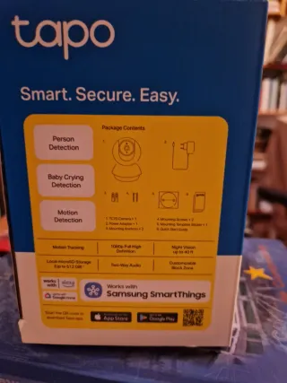 Cámara Seguridad Wi-Fi Tapo 1080p TC70